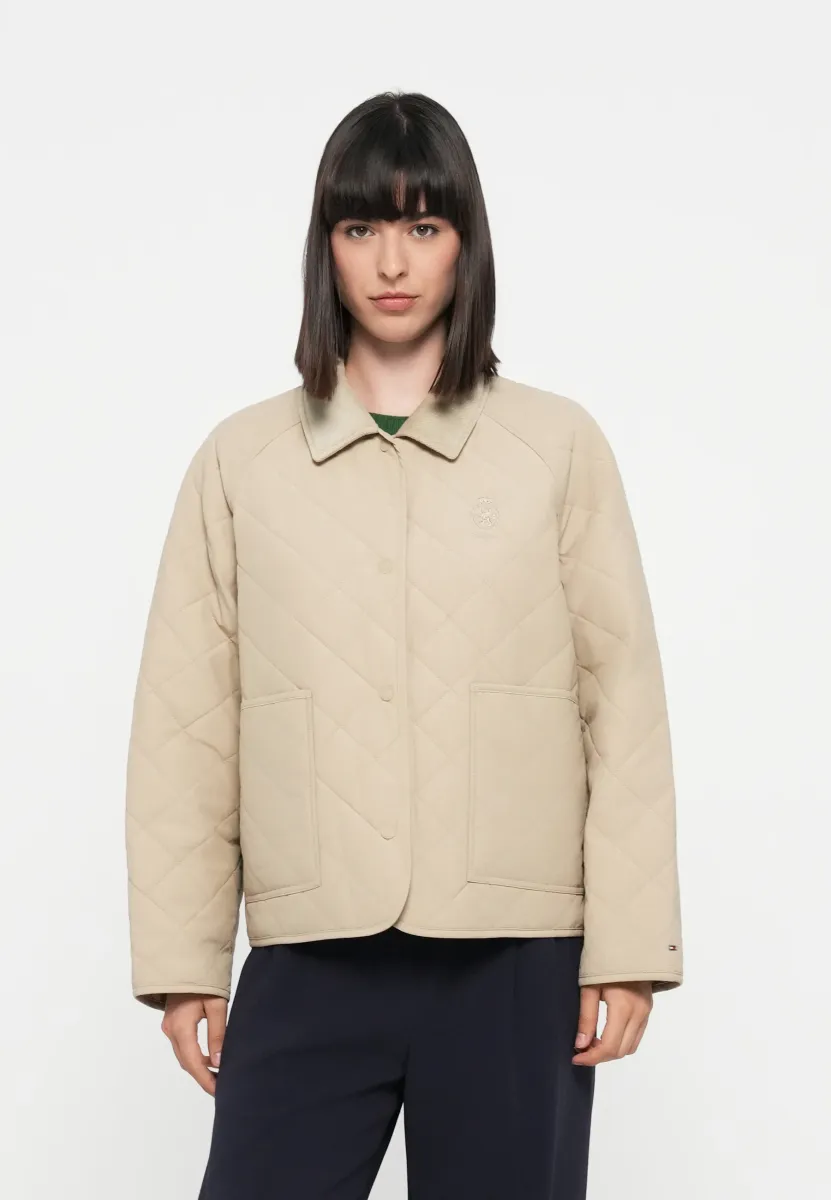 PADDED MODERN QUILTED  JACKET - Übergangsjacke - silt