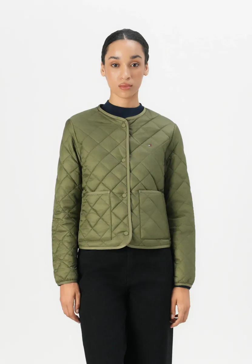 PADDED QUILTED JACKET - Übergangsjacke - utility olive
