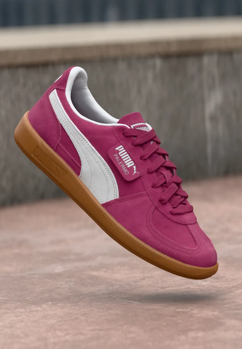 PALERMO UNISEX - Sneaker low - berry/silver-coloured mist
