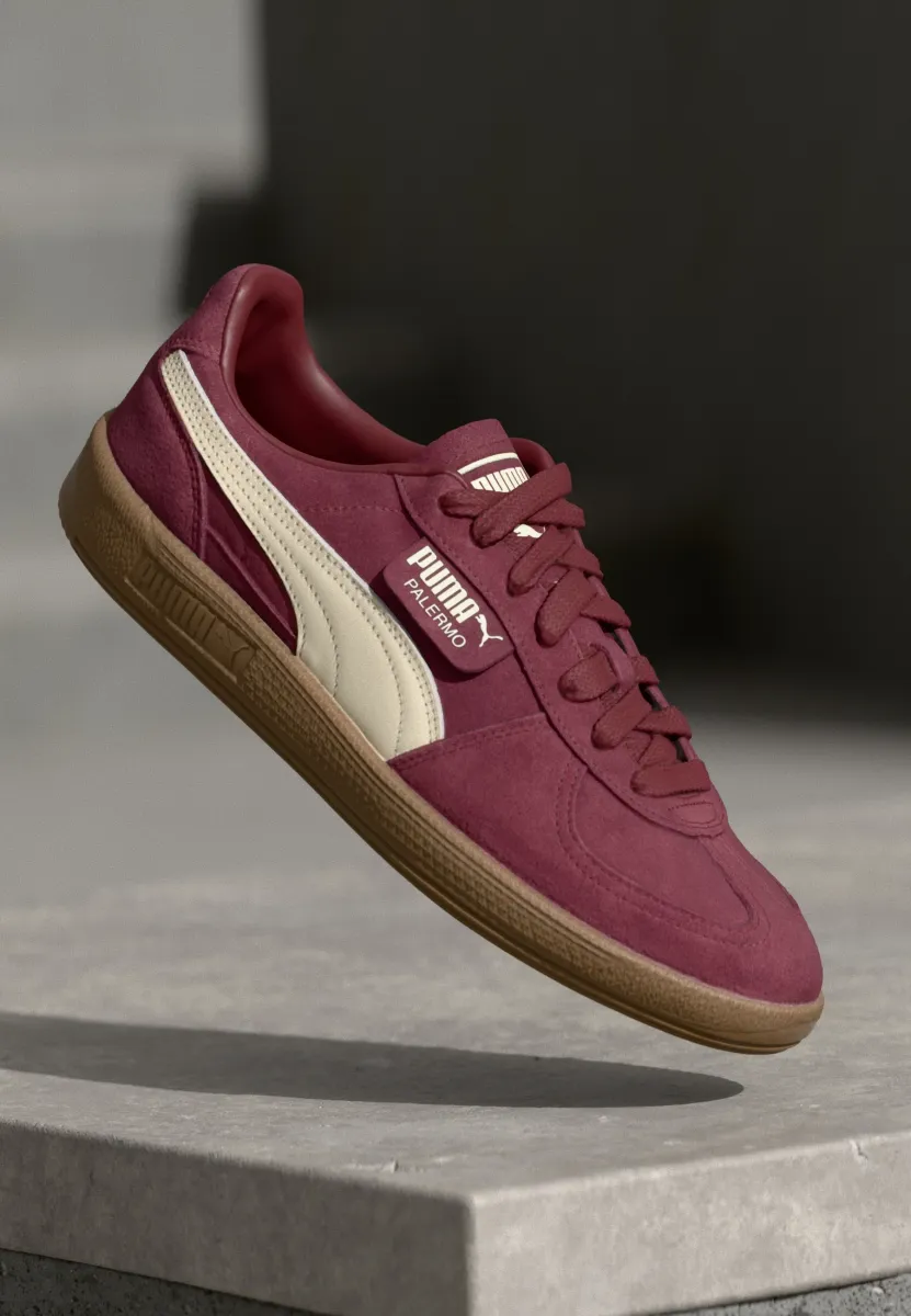 PALERMO UNISEX - Sneaker low - ruby shimmer/alpine snow
