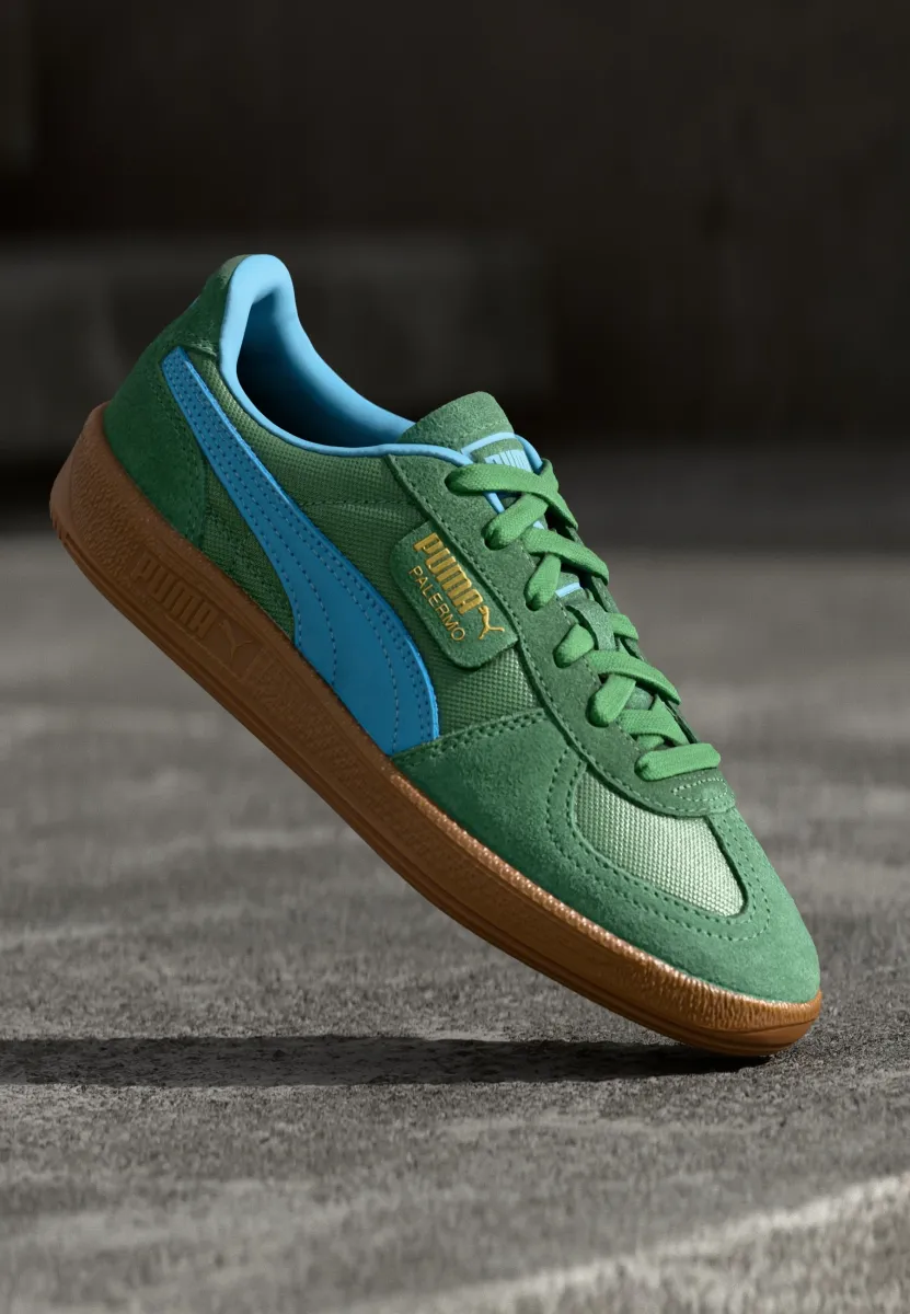 PALERMO VINTAGE UPDATE UNISEX - Sneaker low - archive green/bright aqua