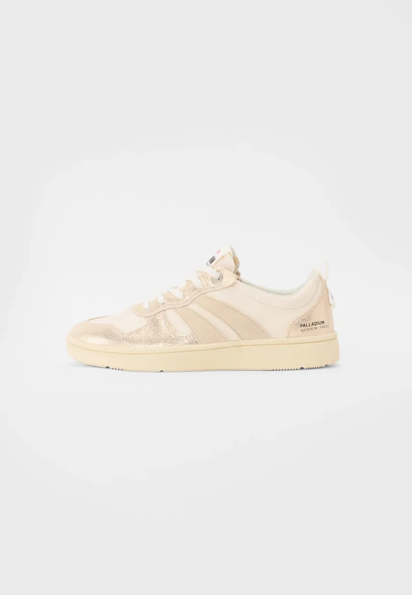 PALLACUP FLAME LEATHER MIX UNISEX - Sneaker low - cream/golden pink