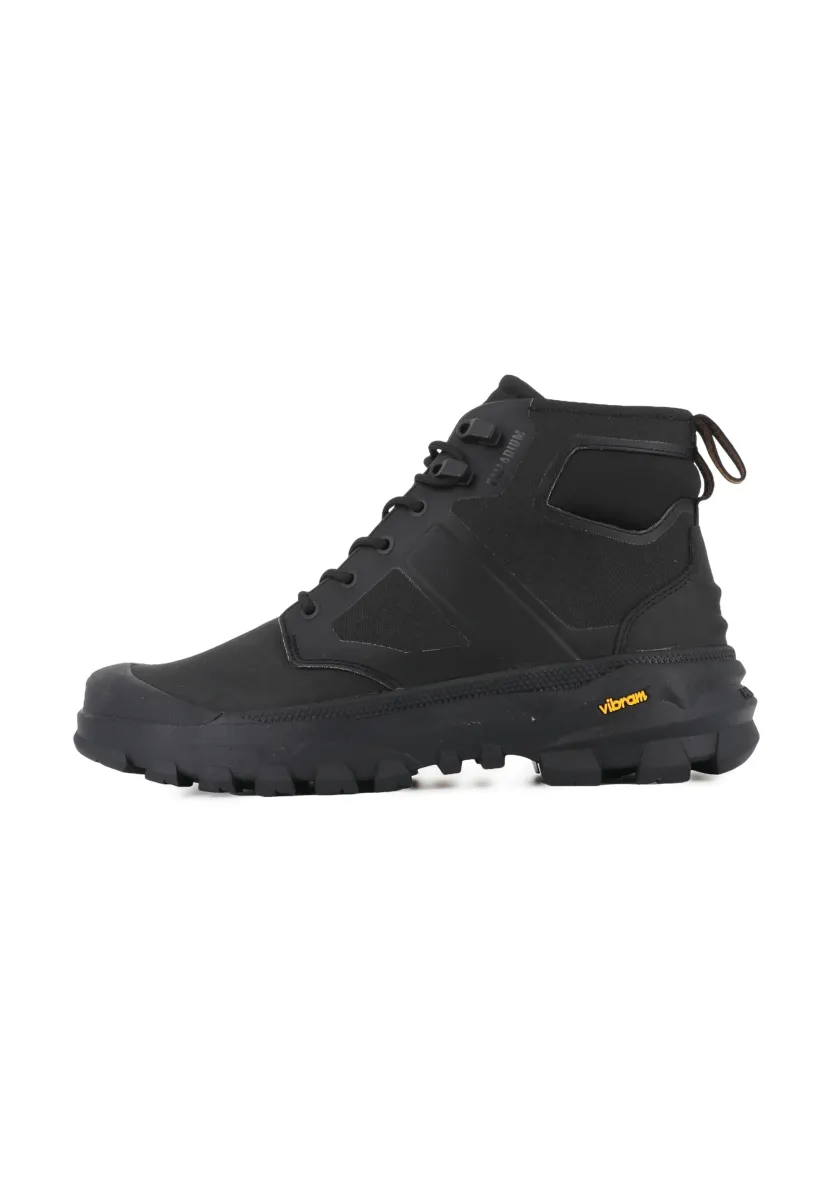 PALLARIDER ZIP MIX - Cowboy-/Bikerboot - black