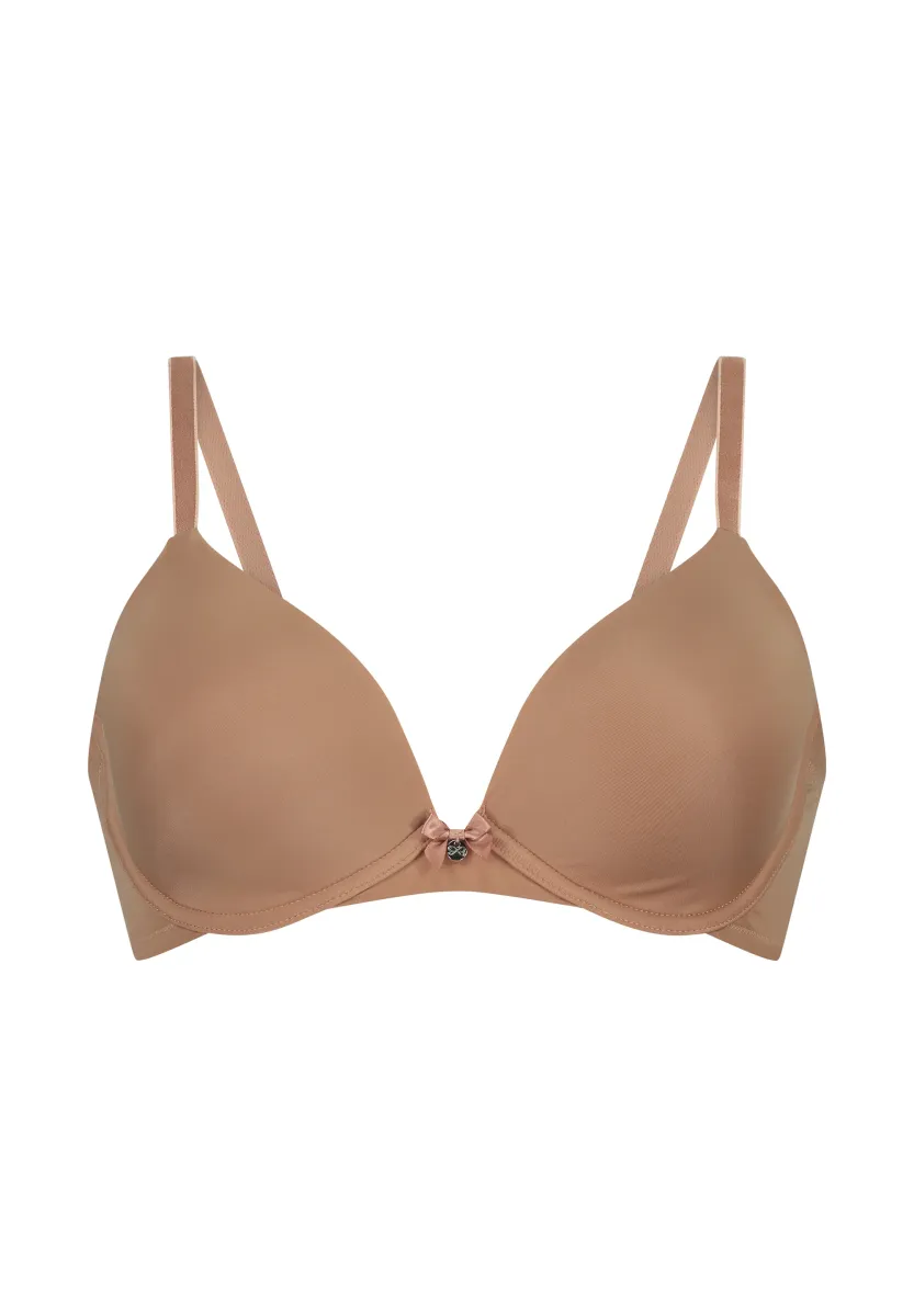 P&M plunge - Bügel BH - brown