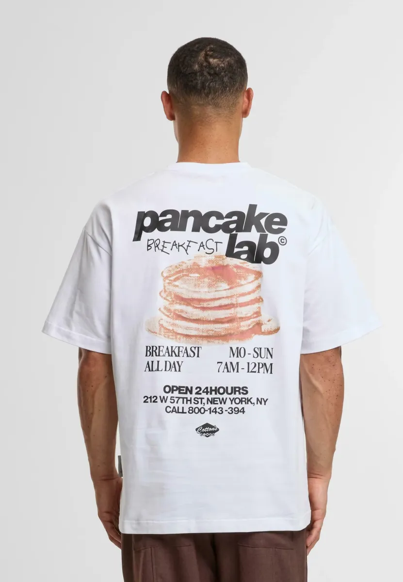 PANCAKE  - T-Shirt print - white