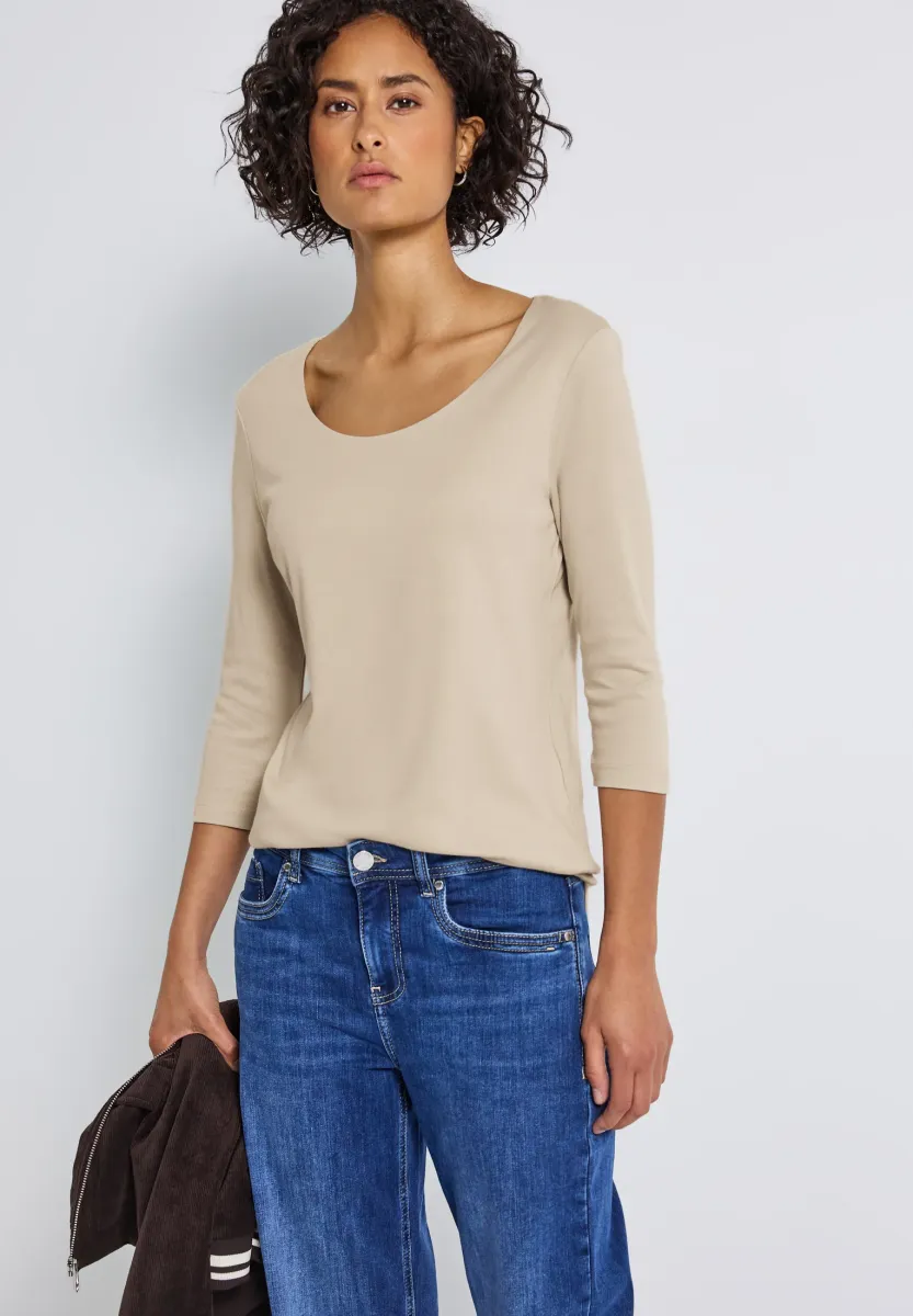 PANIA - Langarmshirt - beige