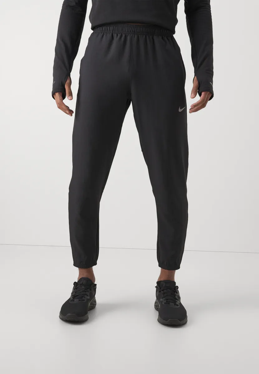 PANT - Jogginghose - black/silver