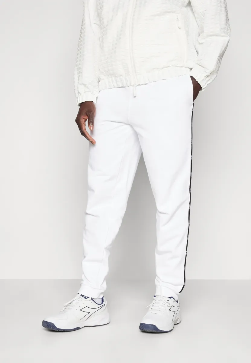 PANT TAPE - Jogginghose - white