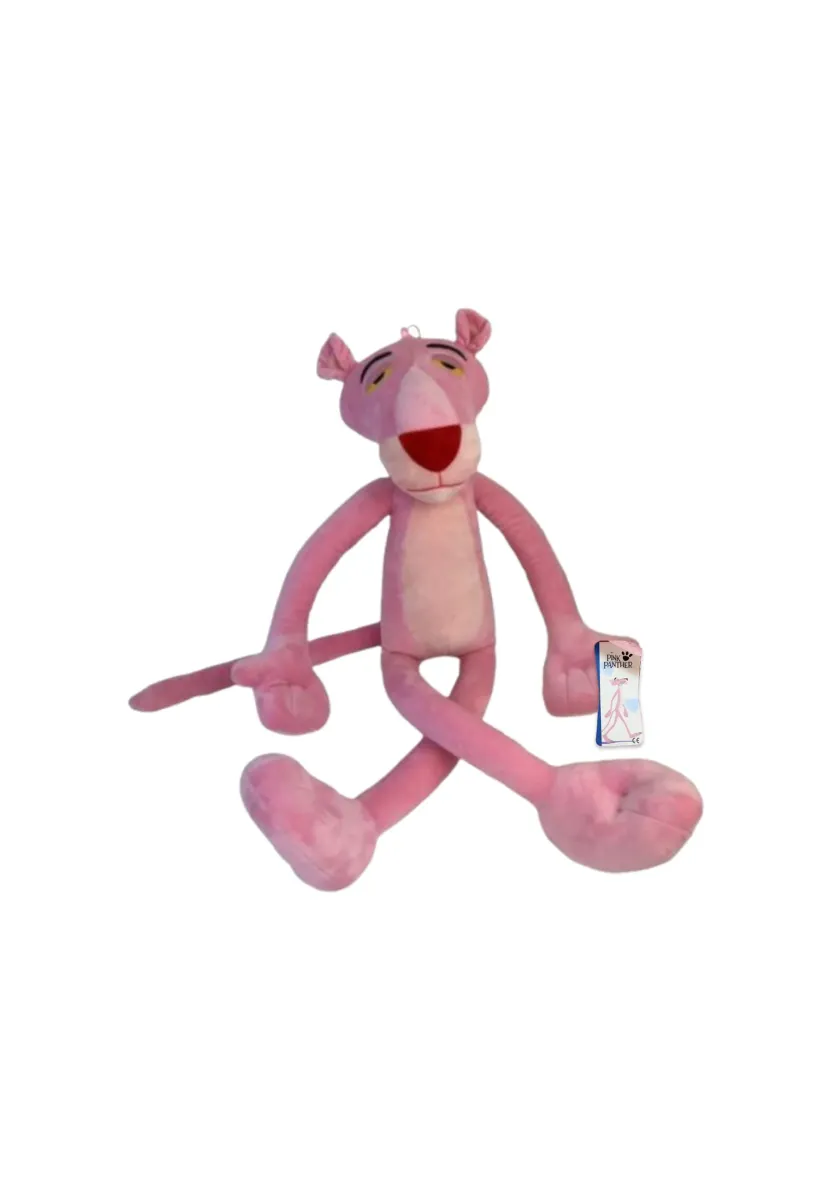 PANTHER PLÜSCHFIGUR MIT AUFHÄNGEBAND - Kuscheltier - rose