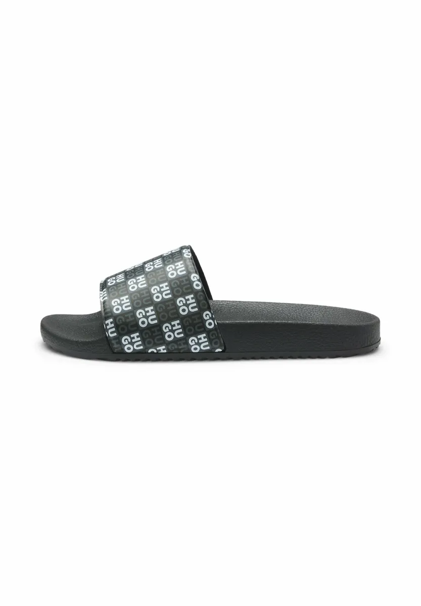 Pantolette flach - black one