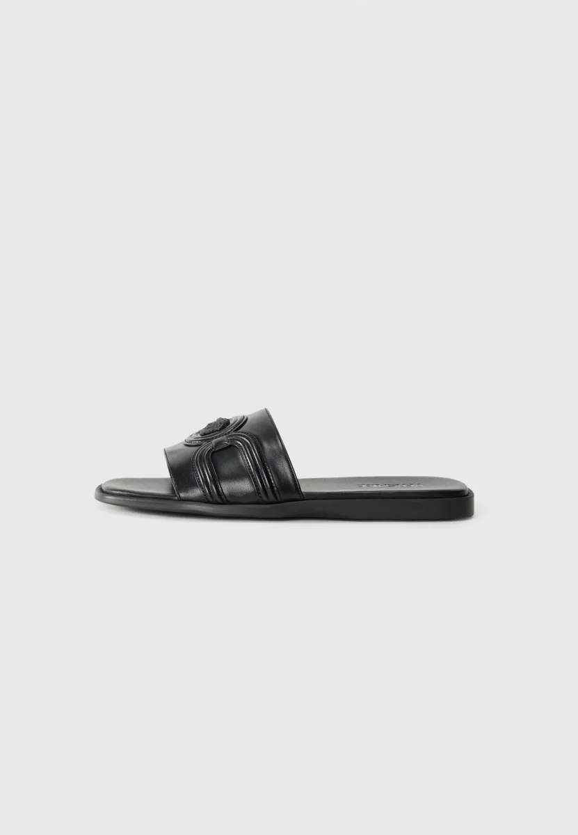 Pantolette flach - black