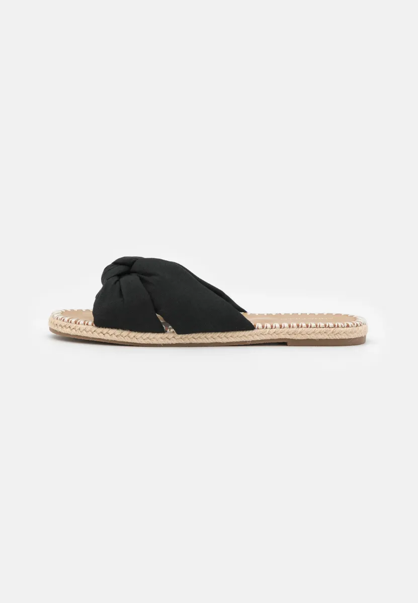 Pantolette flach - black