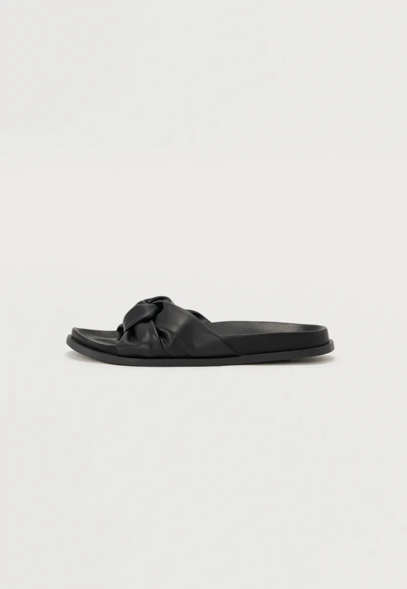 Pantolette flach - black