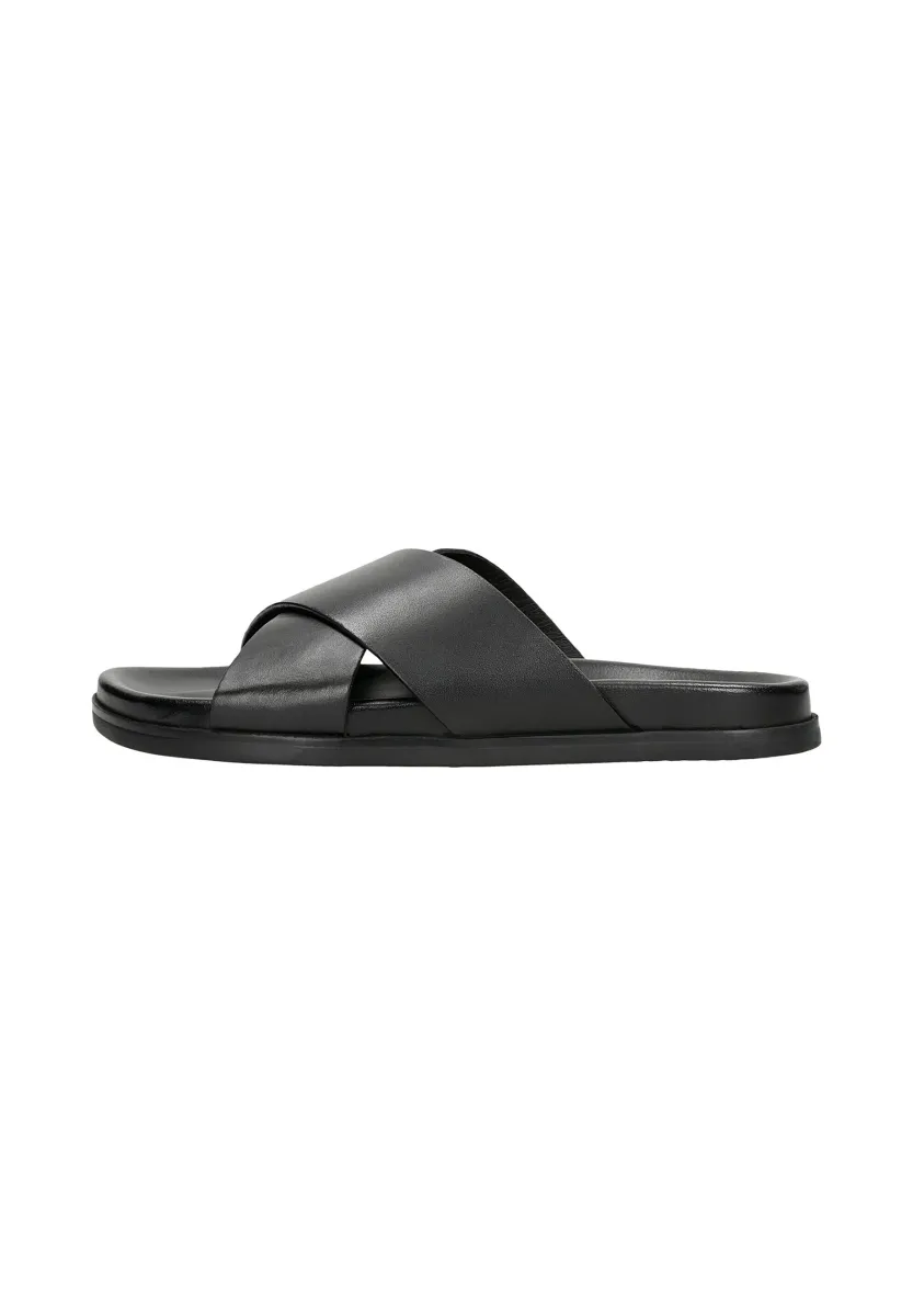 Pantolette flach - black