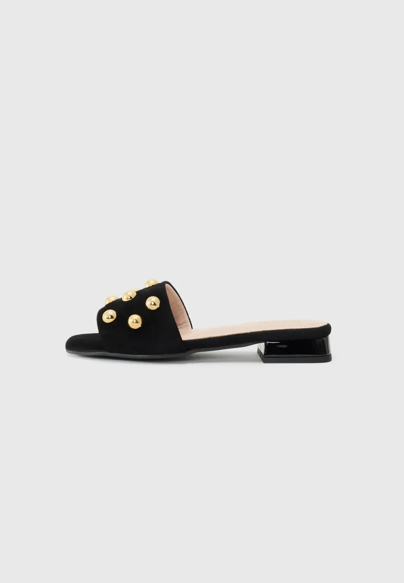 Pantolette flach - black