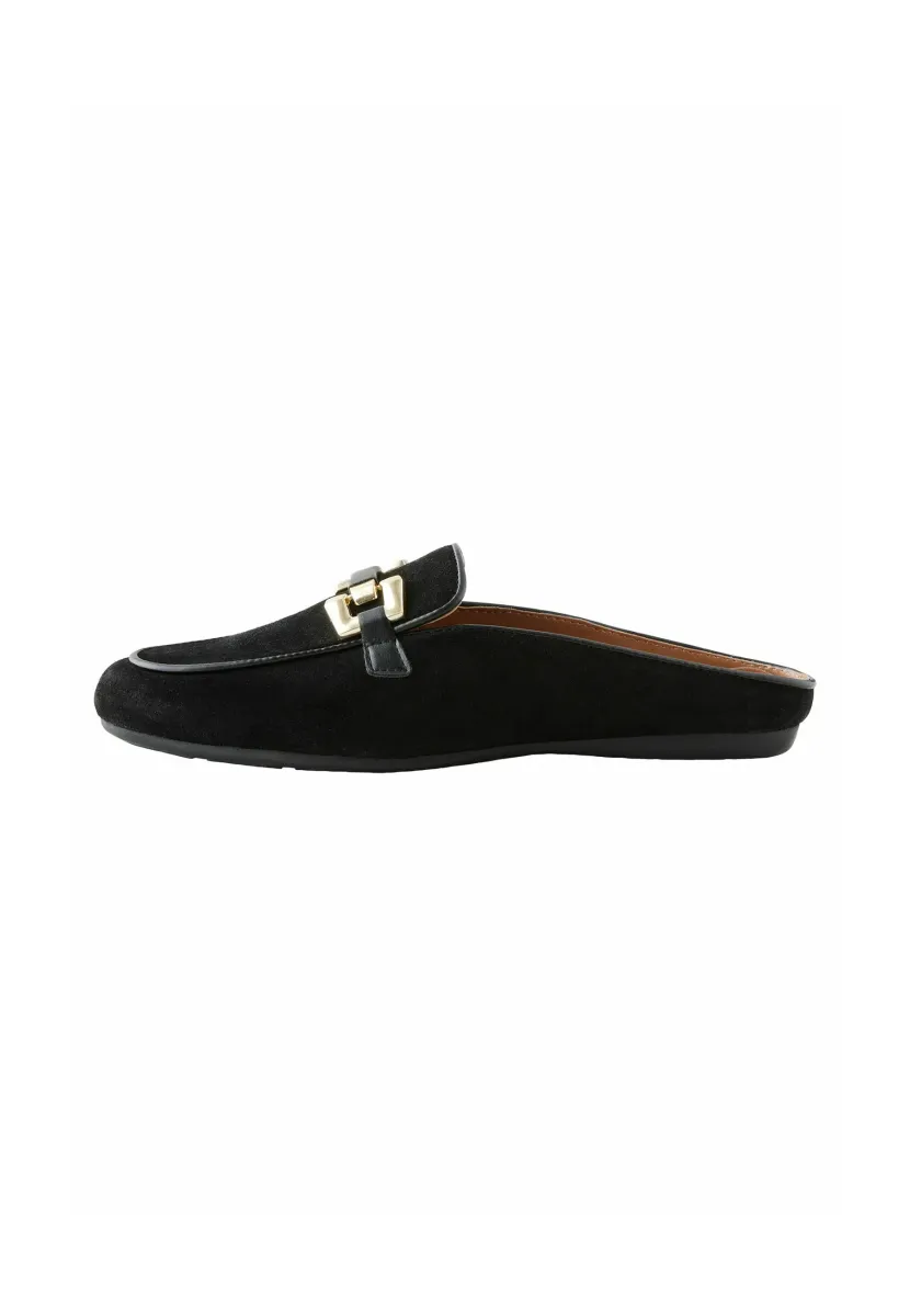 Pantolette flach - black
