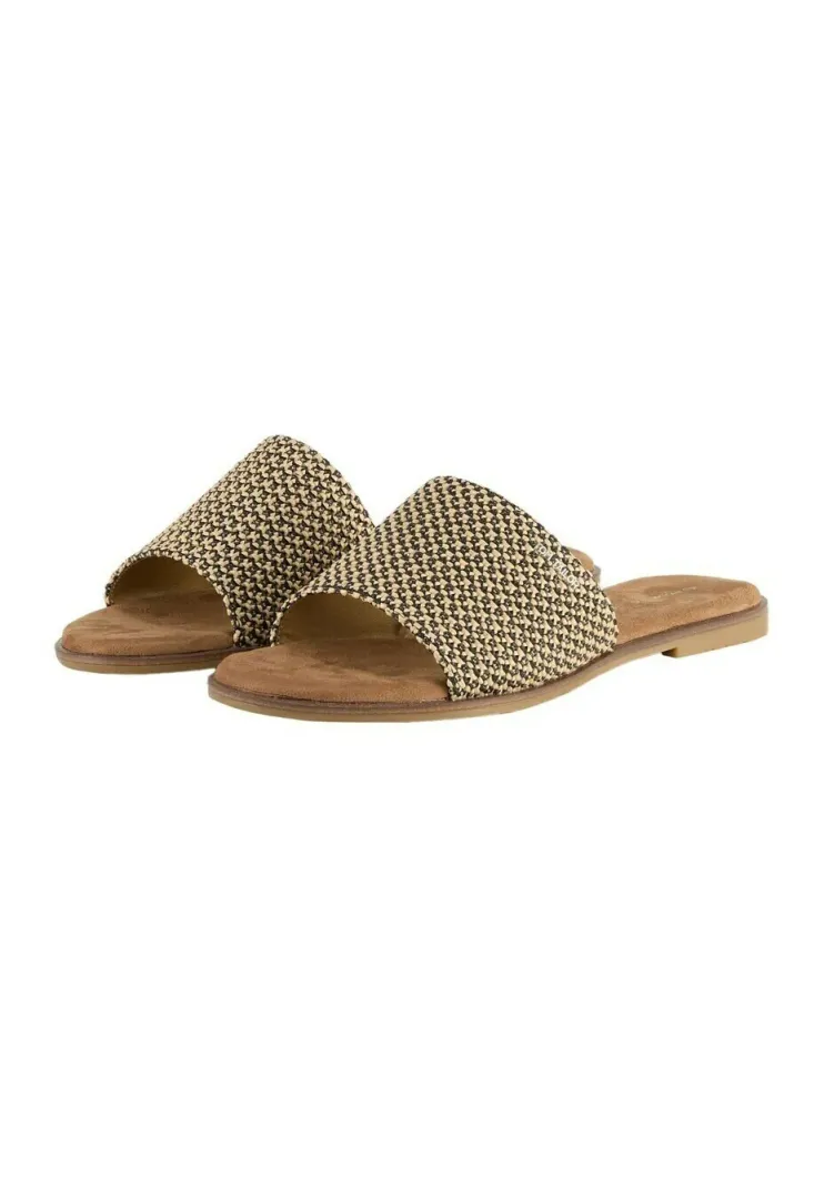 Pantolette flach - black