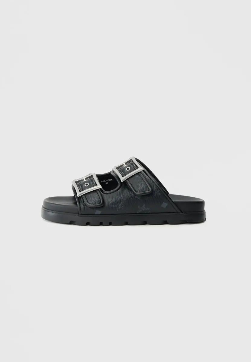 Pantolette flach - black