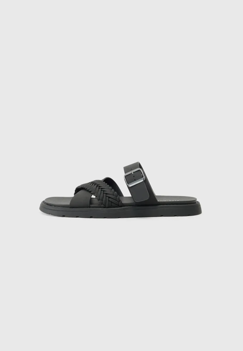 Pantolette flach - black