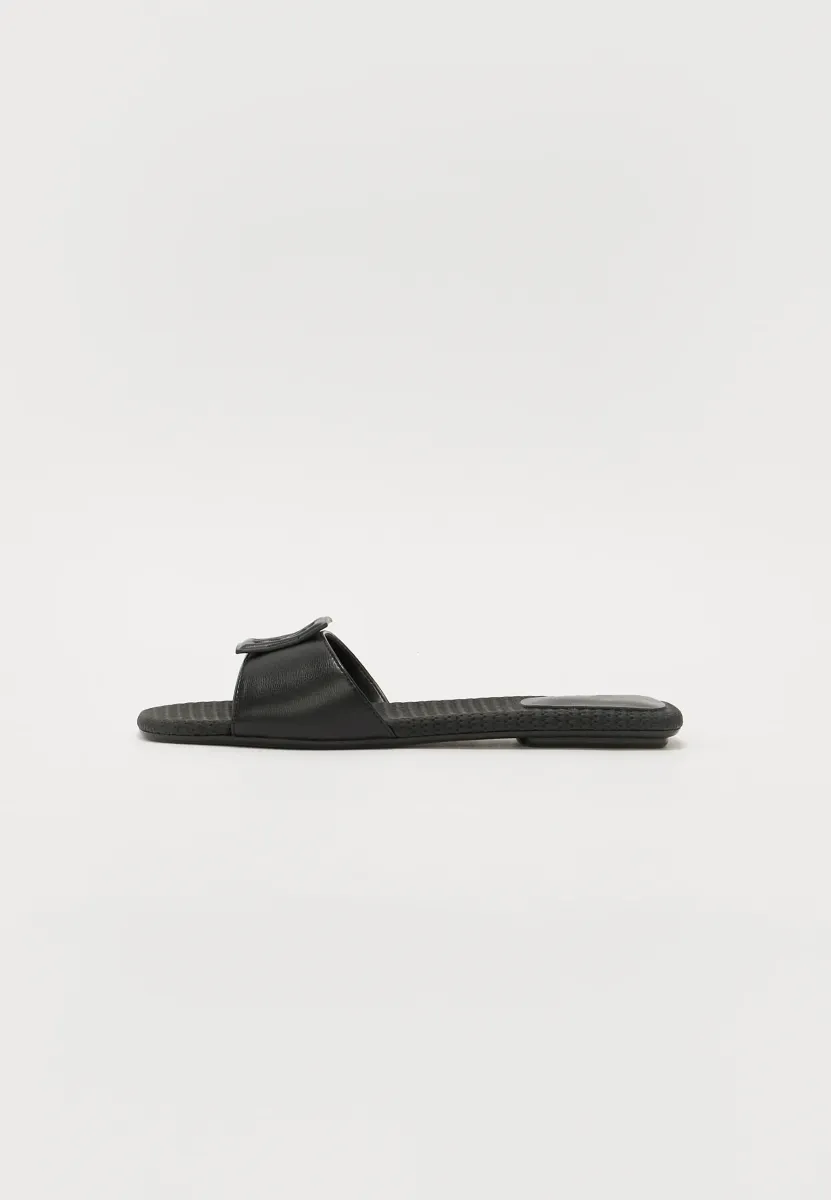 Pantolette flach - black