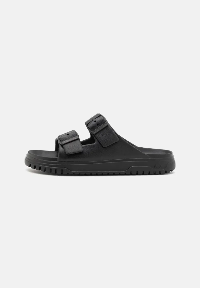 Pantolette flach - black