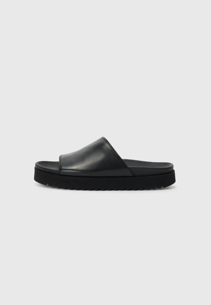 Pantolette flach - black