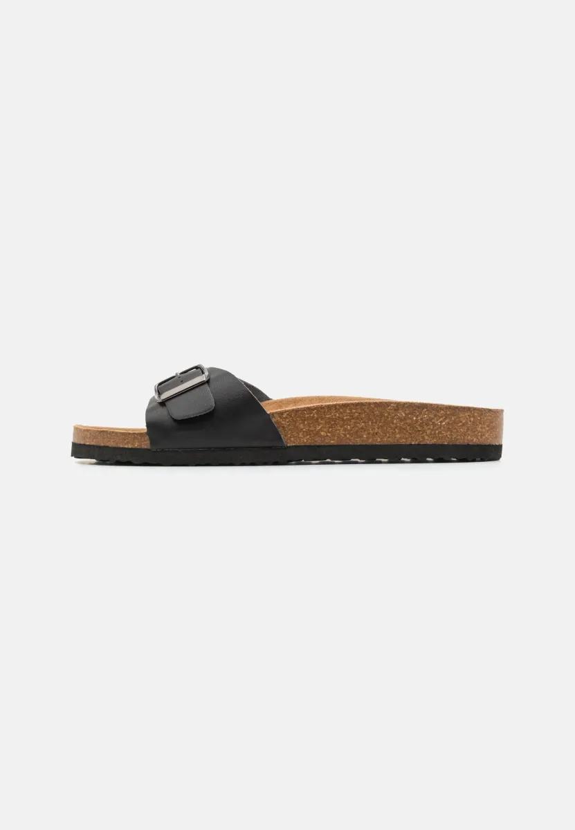 Pantolette flach - black
