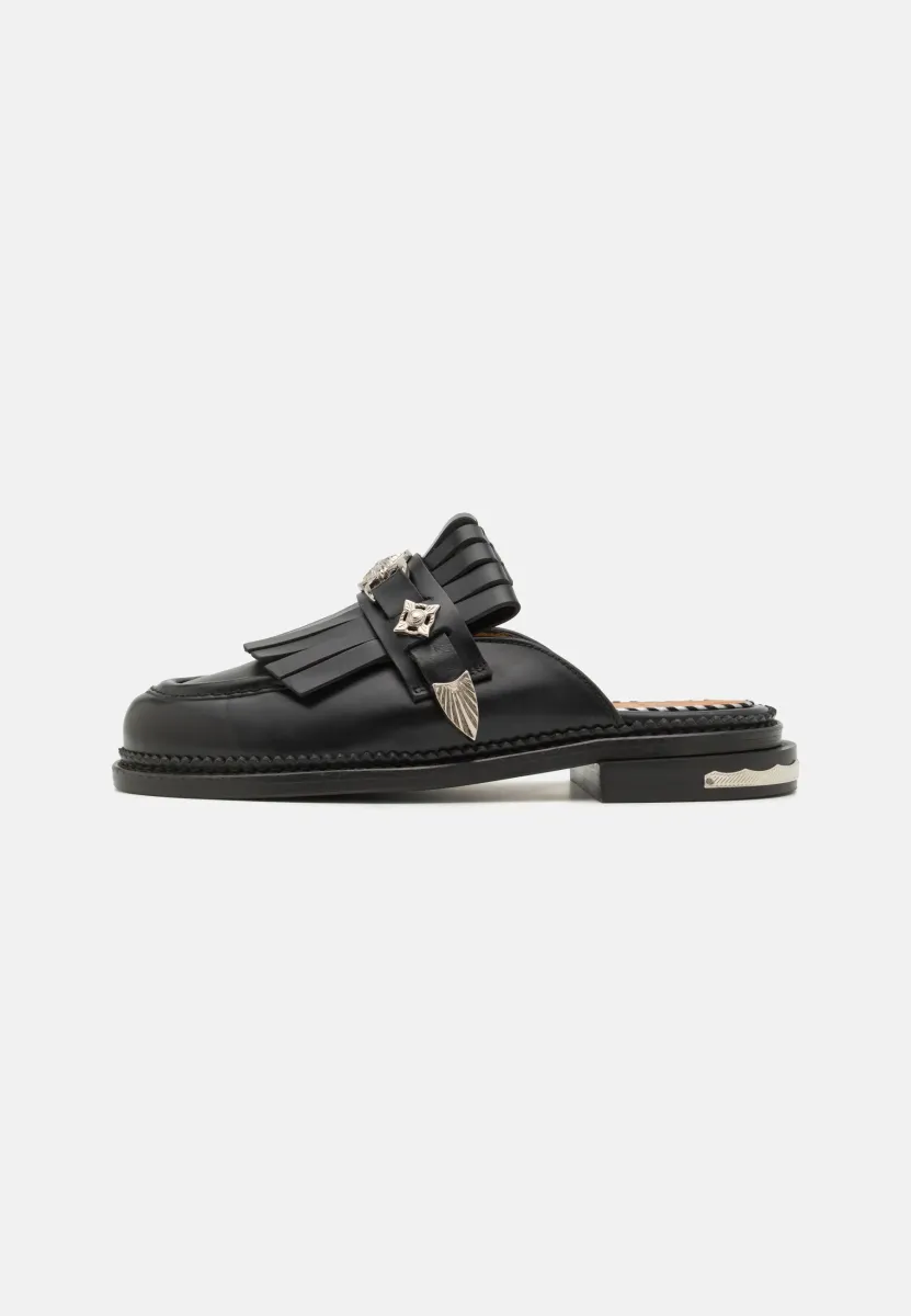 Pantolette flach - black