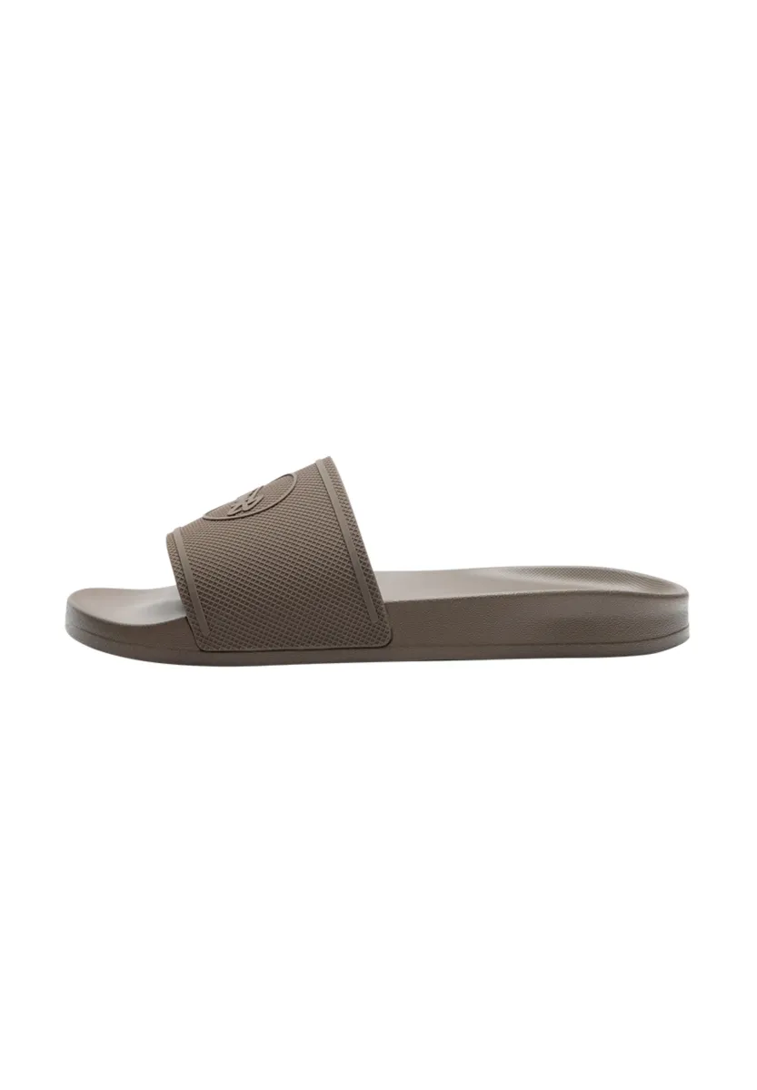 Pantolette flach - brown