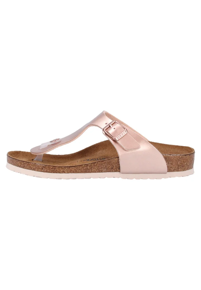 Pantolette flach - electric metallic copper