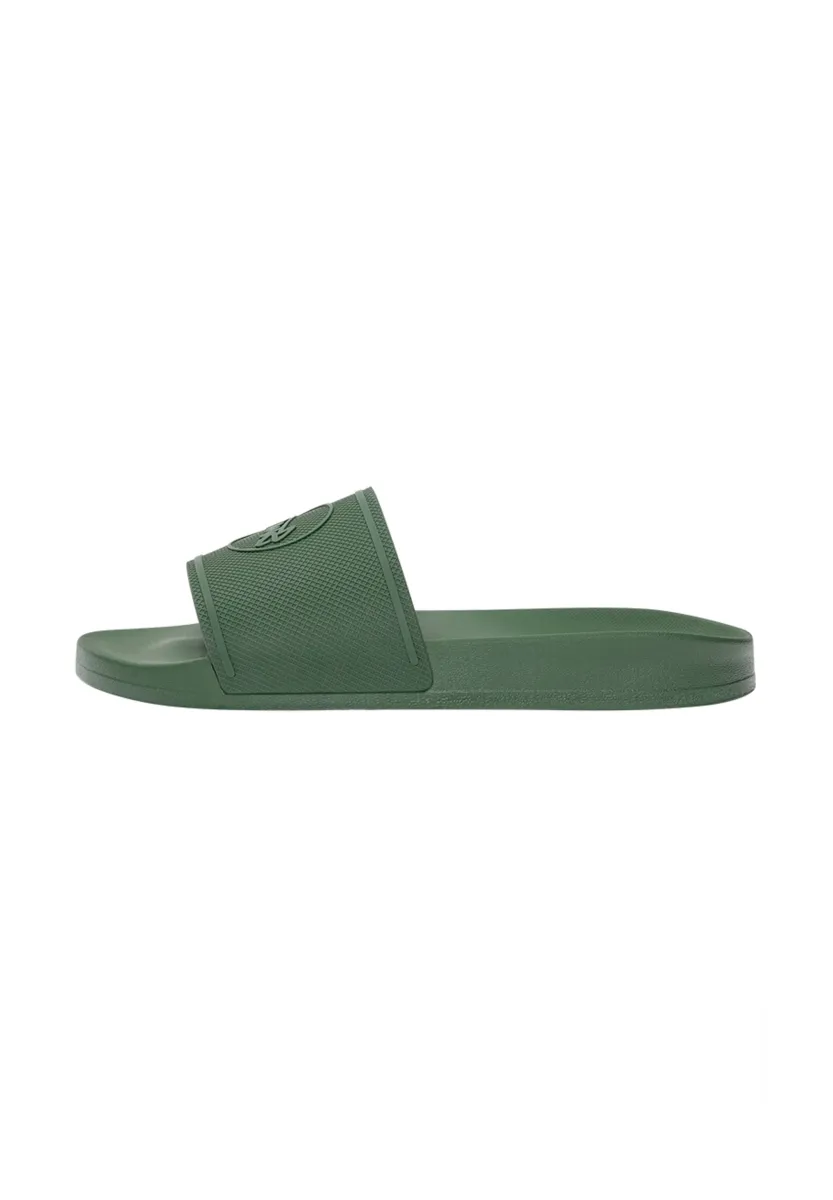 Pantolette flach - green