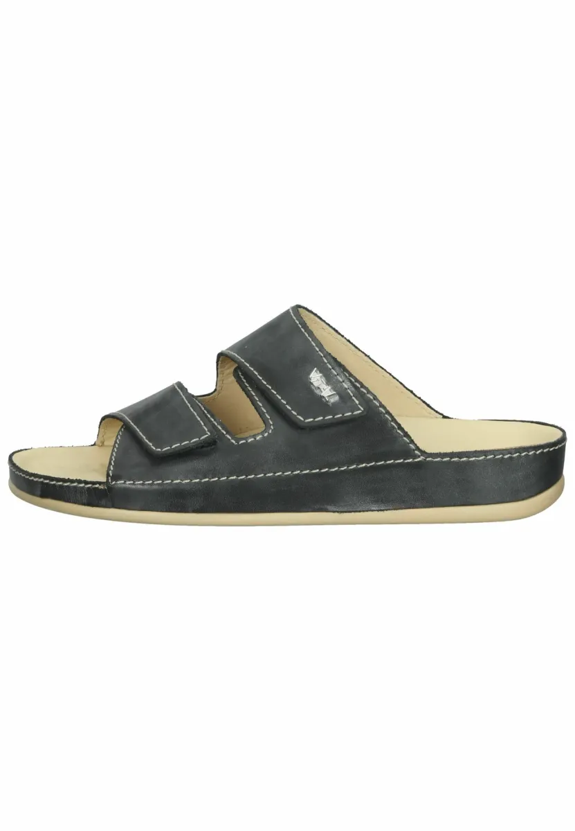 Pantolette flach - jeans