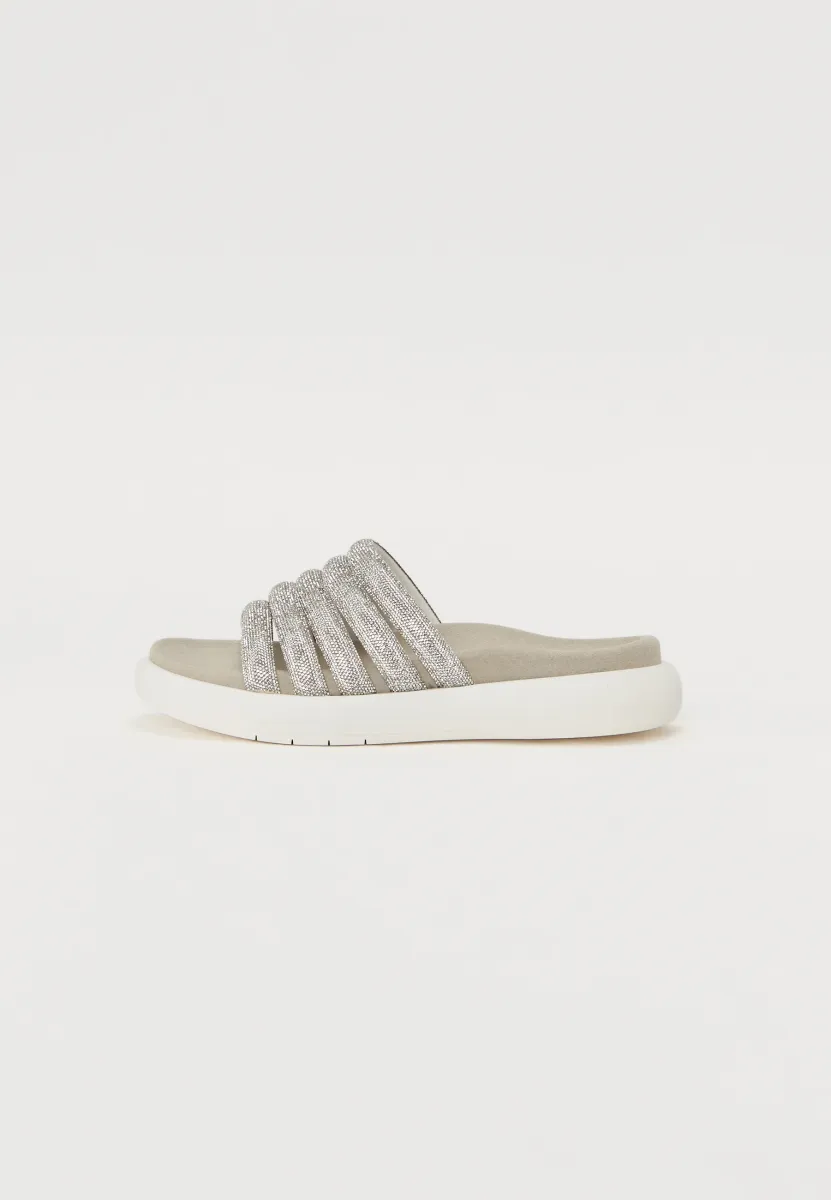 Pantolette flach - kristall