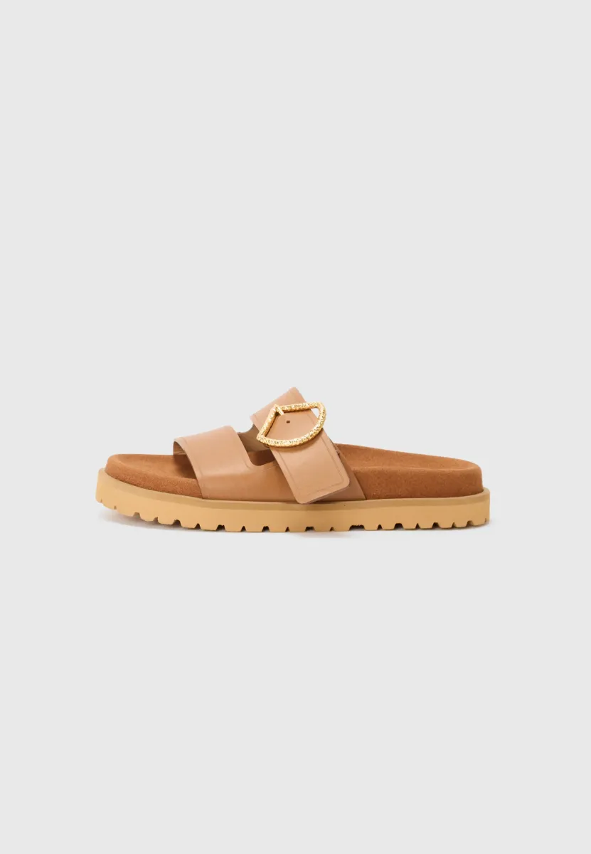 Pantolette flach - multi-coloured