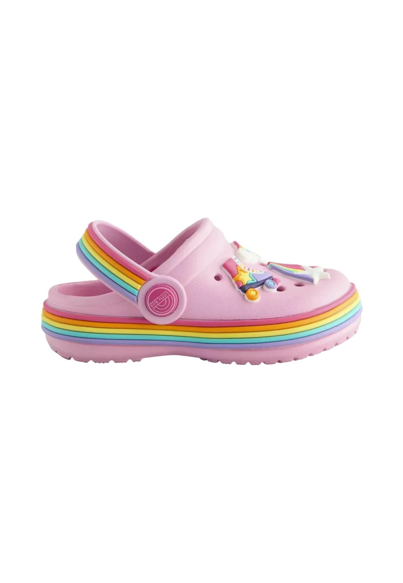 Pantolette flach - multi