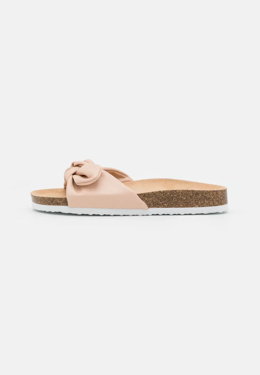 Pantolette flach - pink