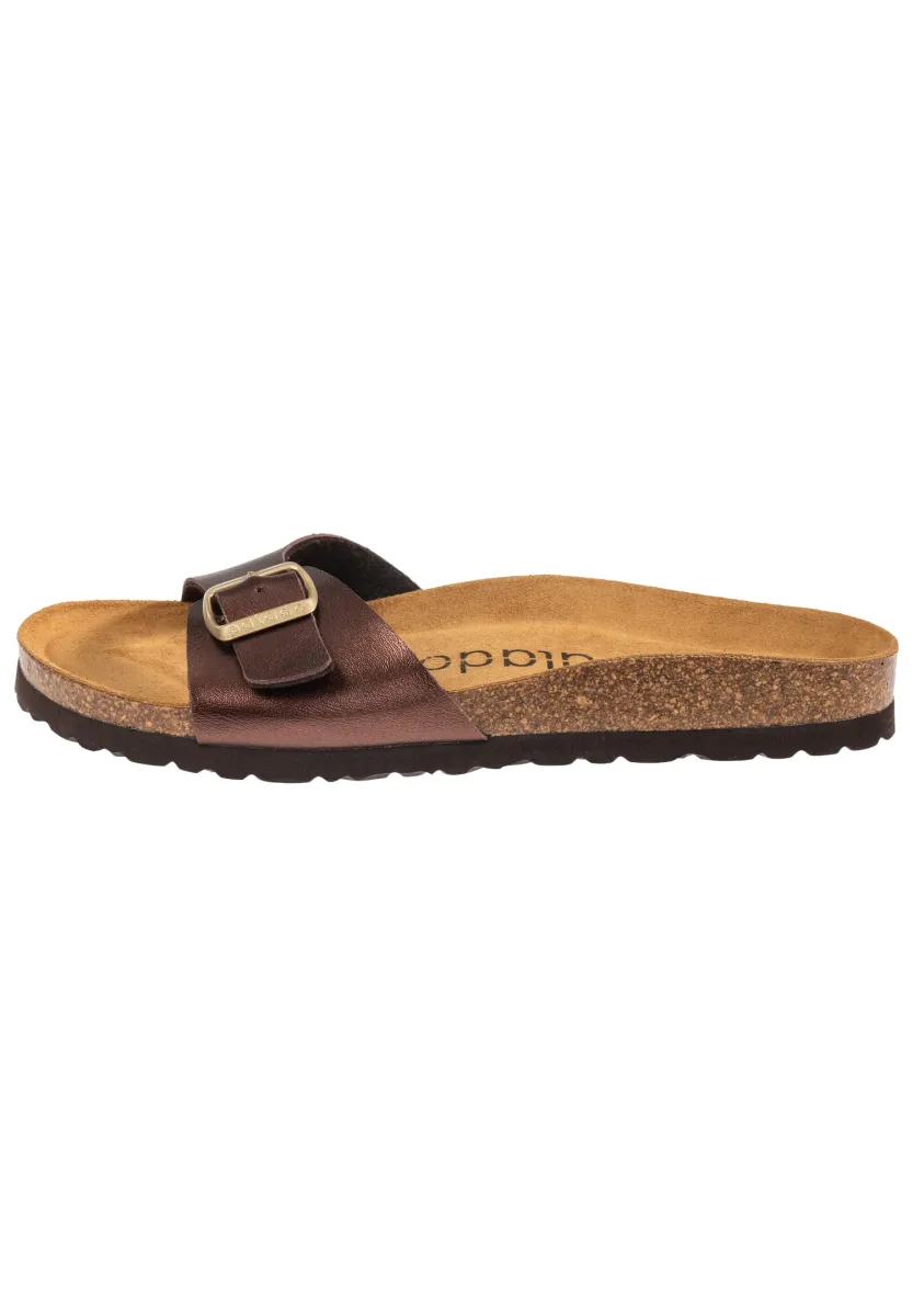 Pantolette flach - red