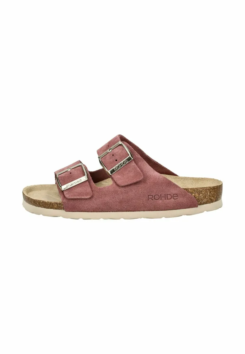 Pantolette flach - viola