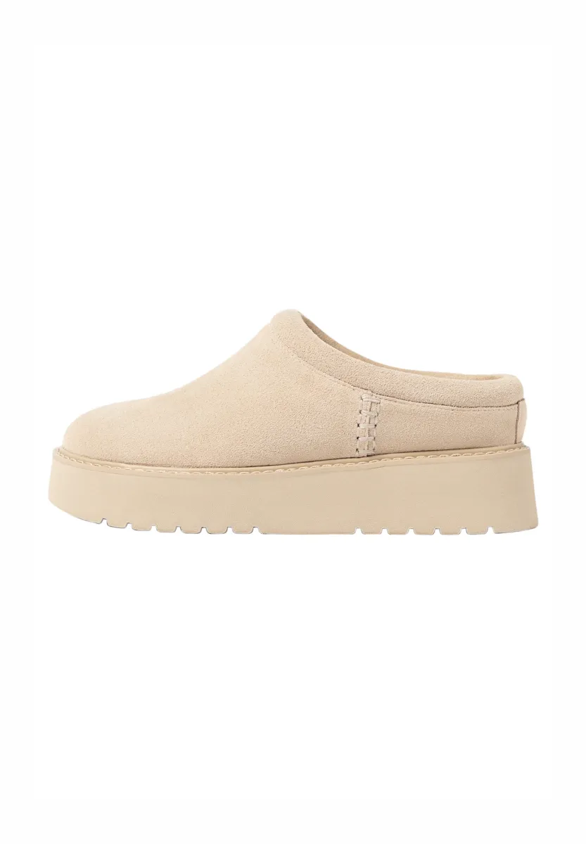 Pantolette flach - white