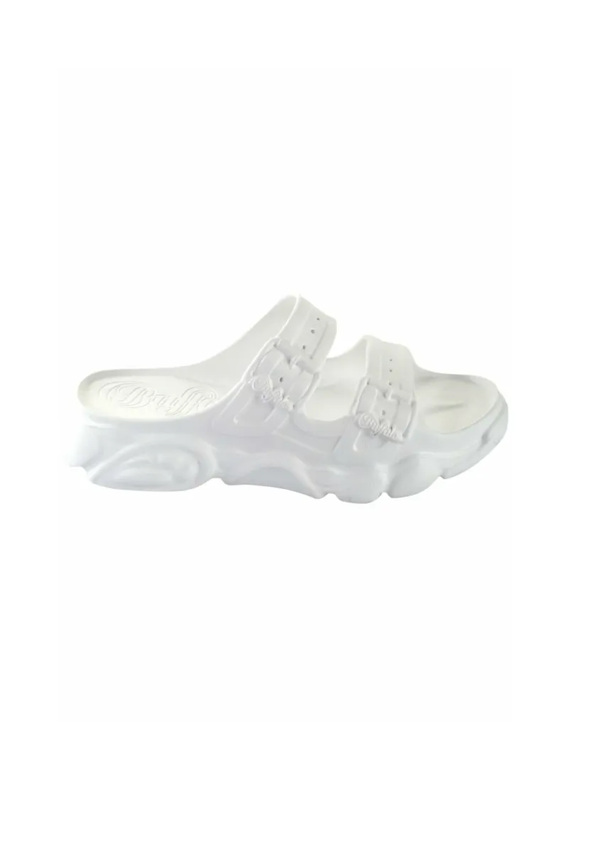 Pantolette flach - white