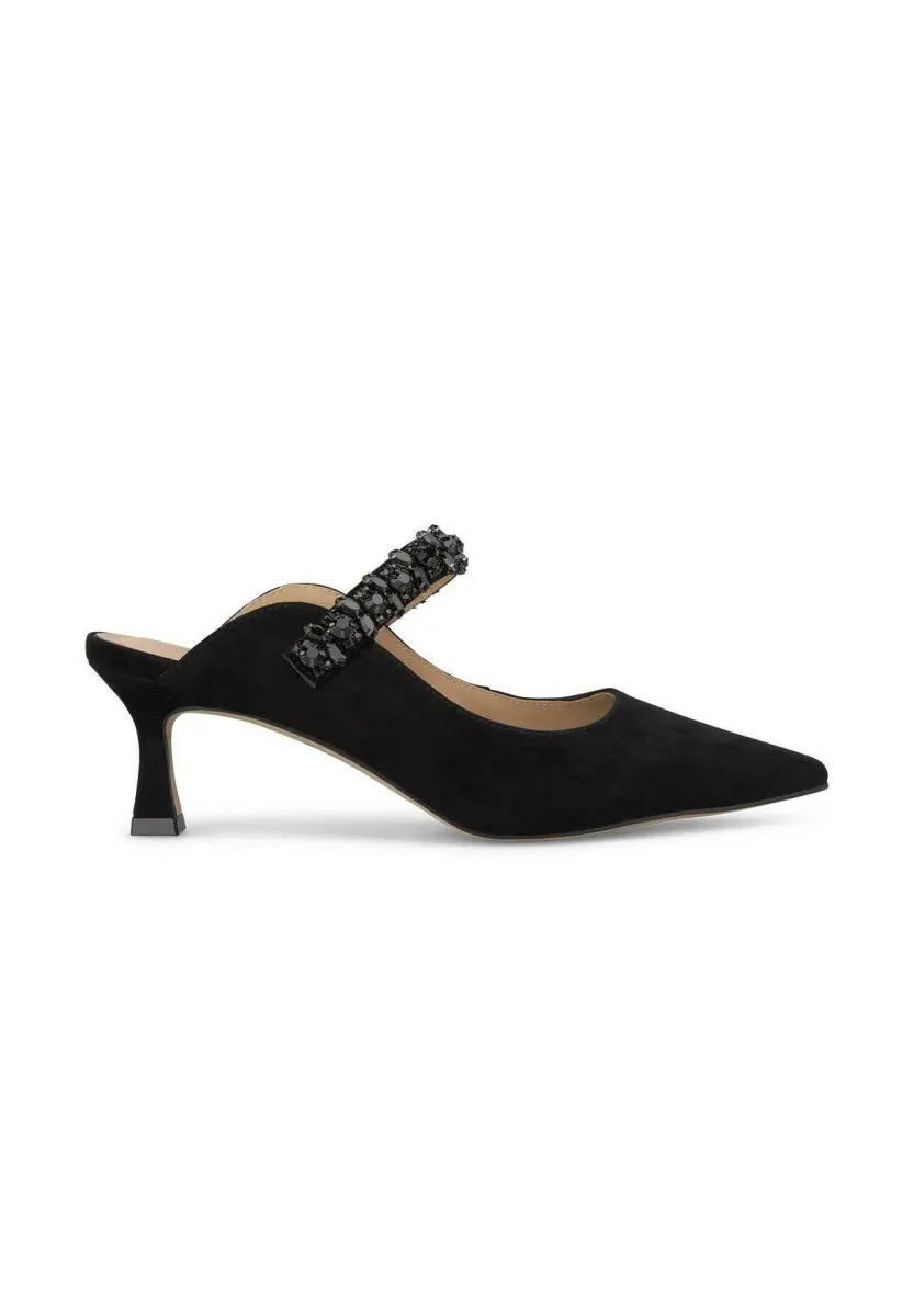 Pantolette hoch - black