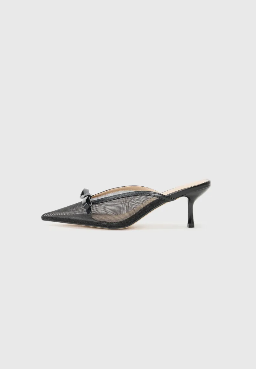 Pantolette hoch - black