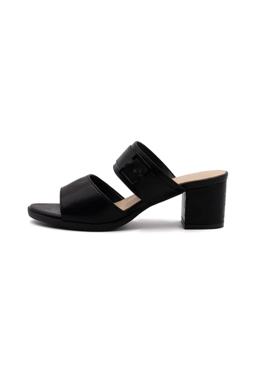 Pantolette hoch - black