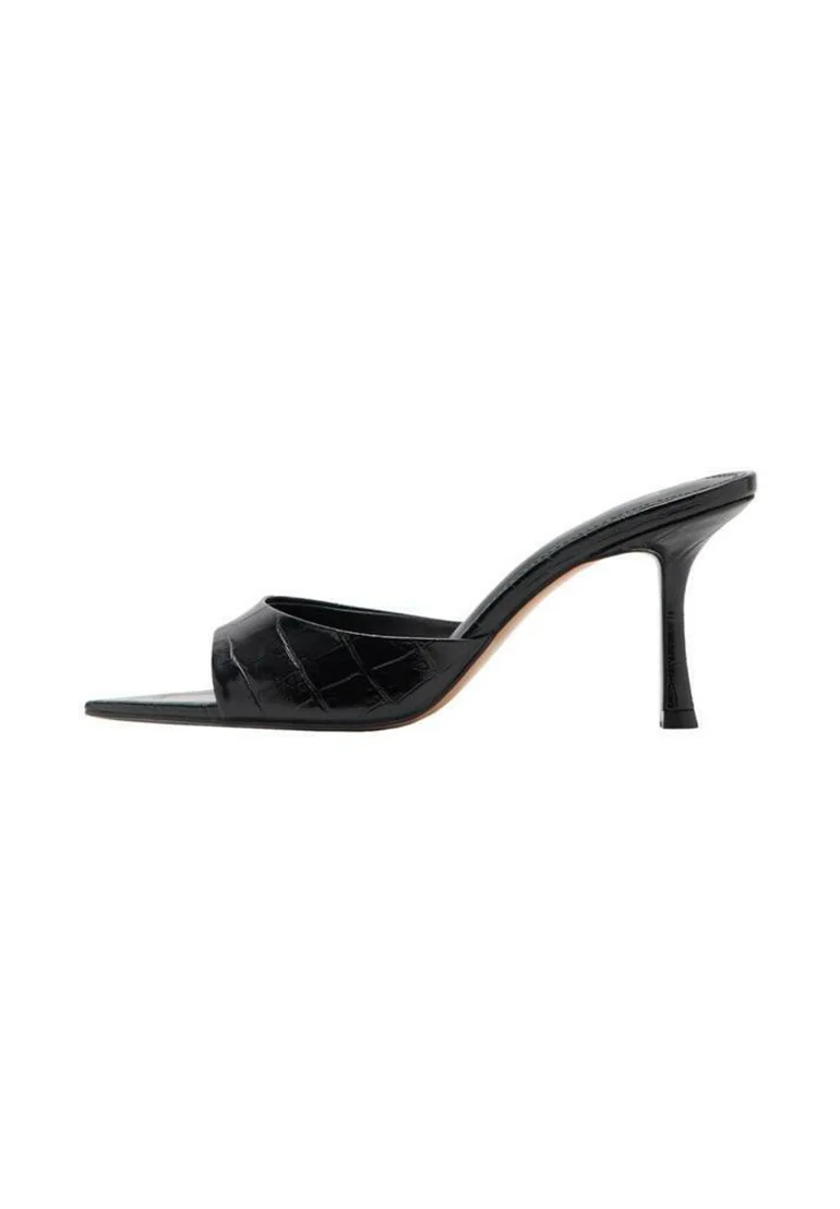 Pantolette hoch - black