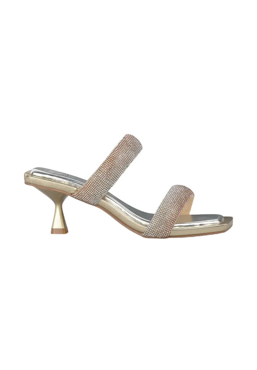Pantolette hoch - dorado