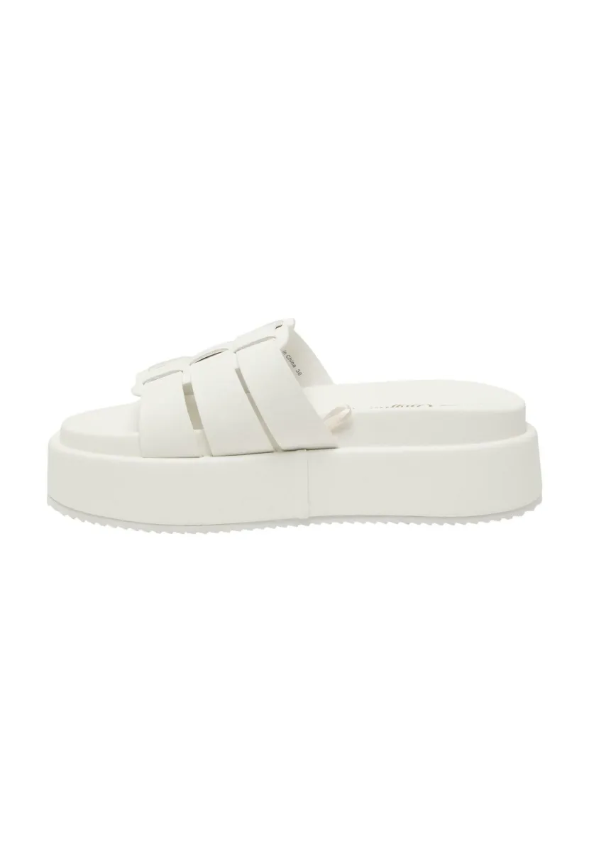 Pantolette hoch - white