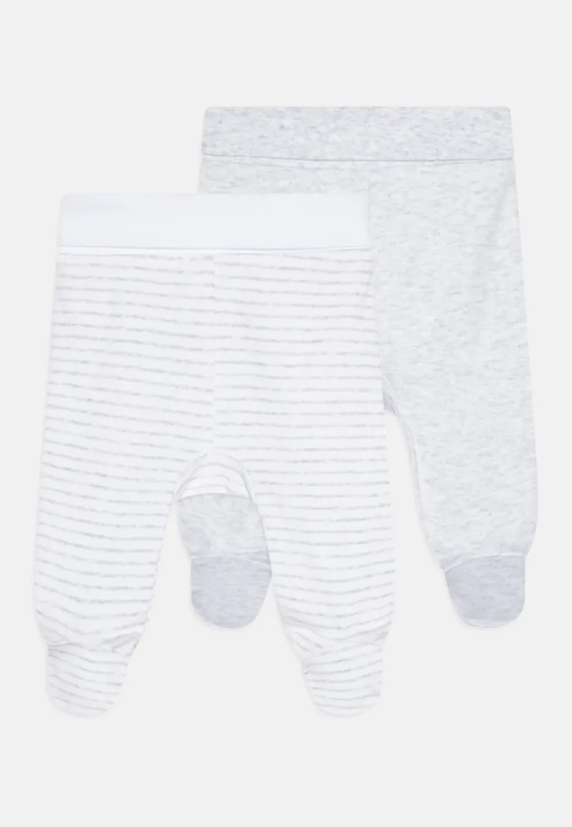 PANTS WITH SHOES UNISEX 2 PACK - Stoffhose - grey