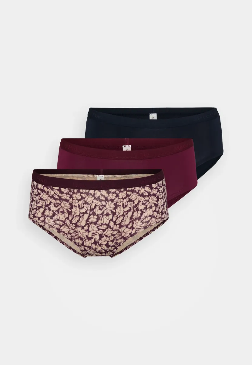 PANTY 3 PACK - Slip - cherry/dark navy