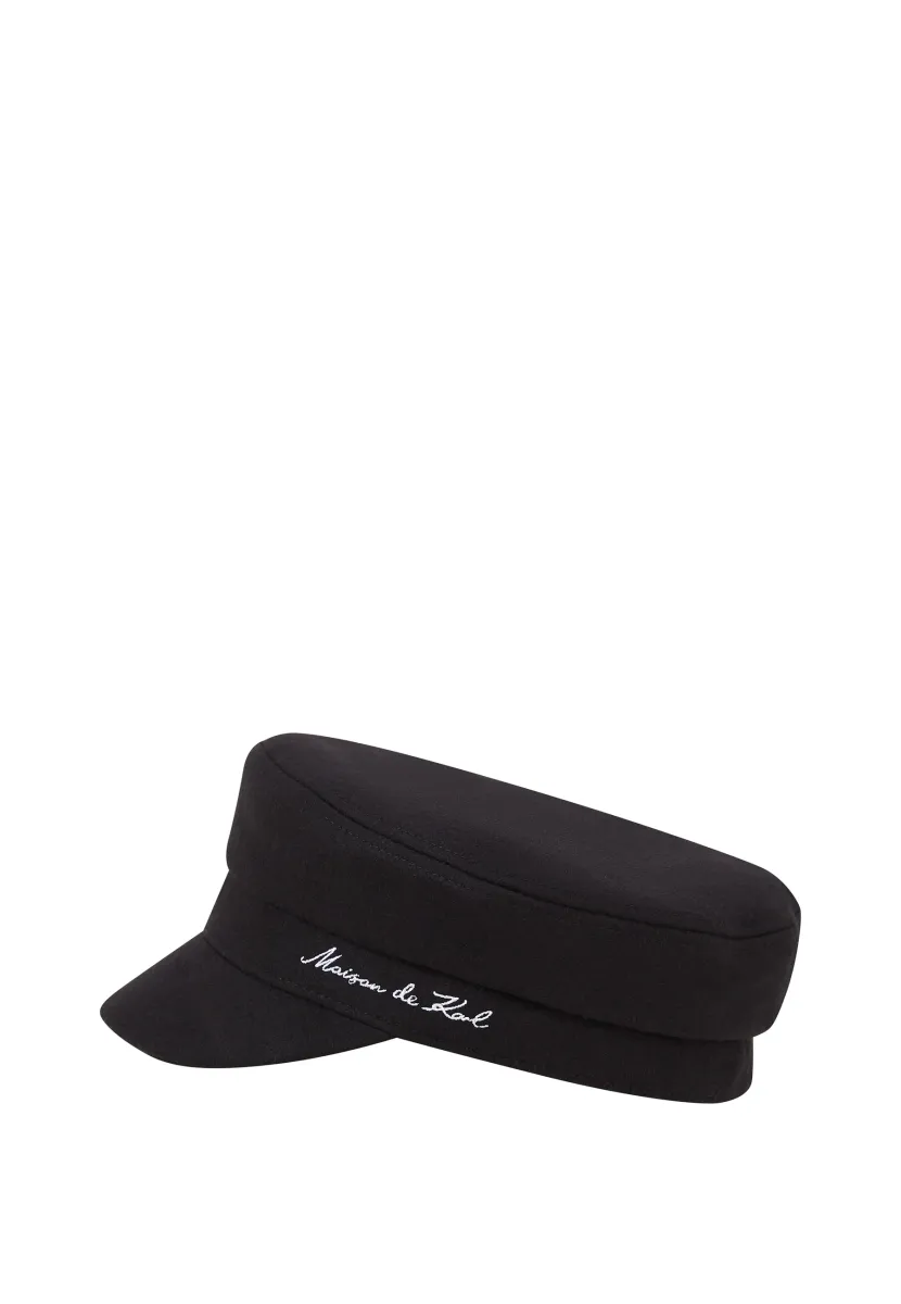 PARIS BAKER BOY CAP - Hut - black