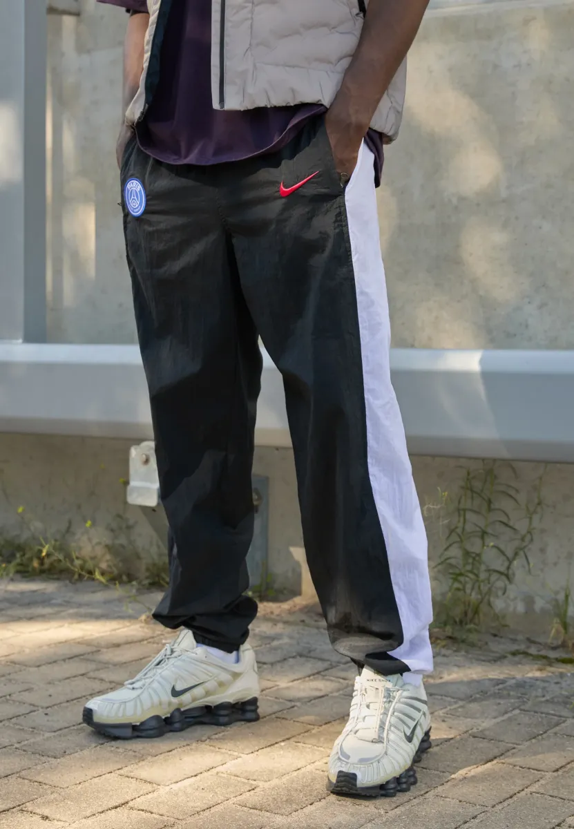 PARIS SAINT-GERMAIN THIRD TRACK PANT - Vereinsmannschaften - black/white/global red